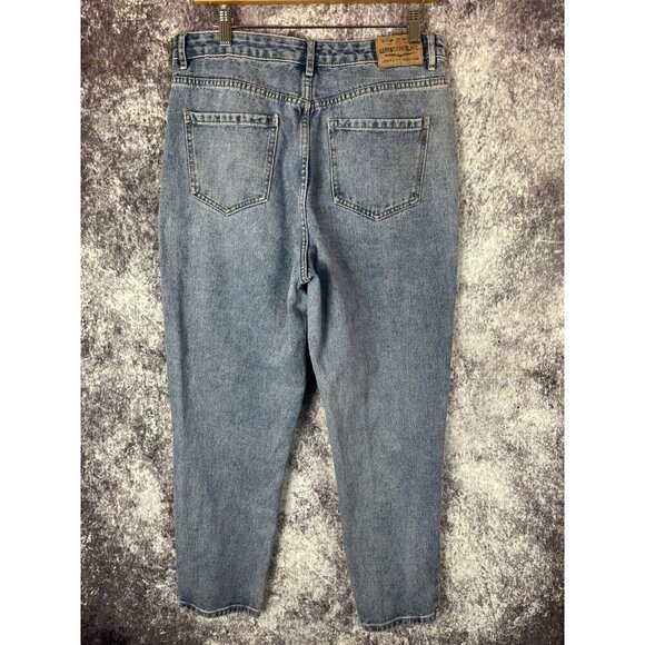Vintage Union Bay Jeans Womens 11 Blue Denim High Rise Mom 80s Retro Tapered - Picture 8 of 14